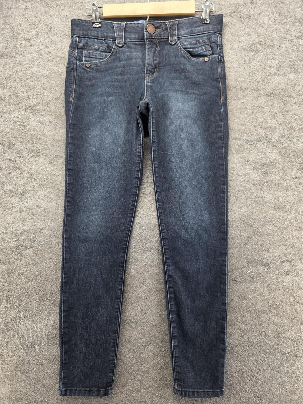 Democracy Jeans Womens 2P Blue Skinny Slim Medium Wash Stretch 26.5 Inseam